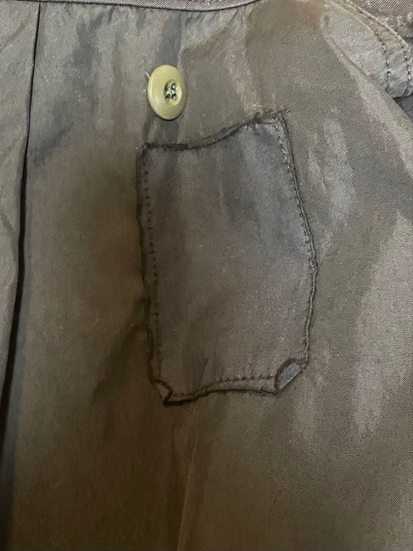 実物 M-65フィールドジャケット 黒染め M/S ディープブラック染め