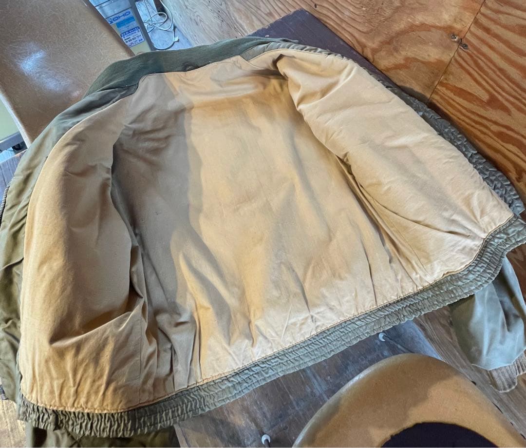 50s BUAER-US NAVY G-8 WEP 黒タグ フライトジャケット