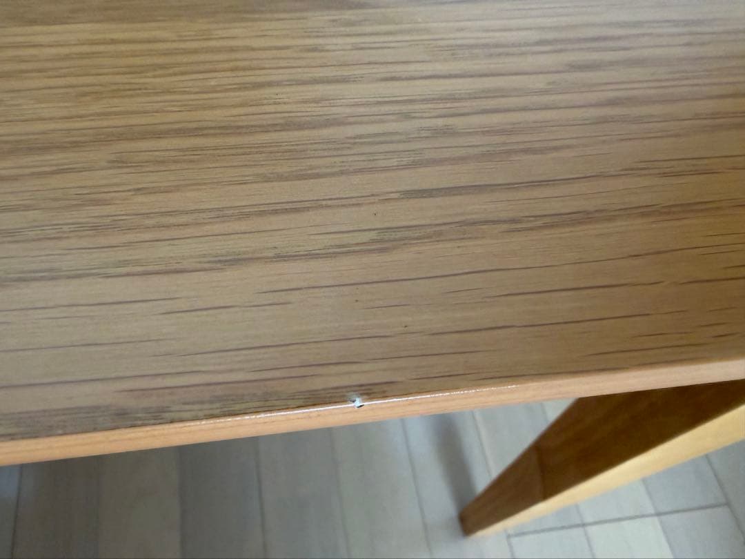 【薬剤師 よしこ出品】ニトリ / 天然木スリムデスク(幅90cm)