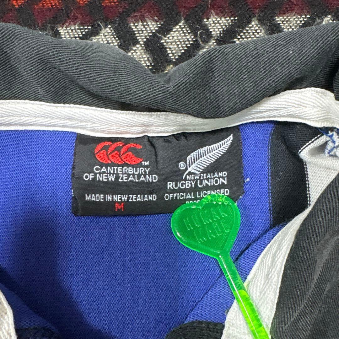 希少アウェイ 90s カンタベリー オールブラックス 長袖ラガーシャツ