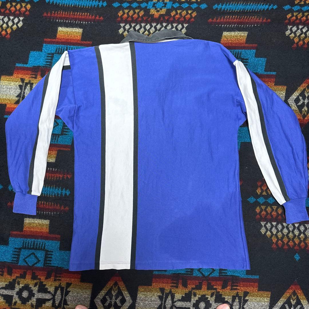 希少アウェイ 90s カンタベリー オールブラックス 長袖ラガーシャツ