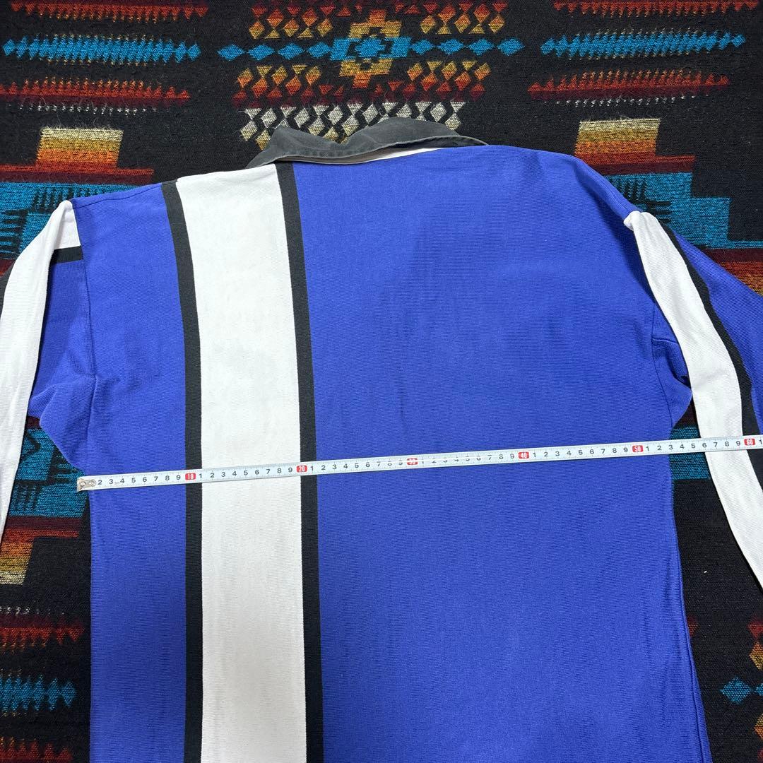 希少アウェイ 90s カンタベリー オールブラックス 長袖ラガーシャツ