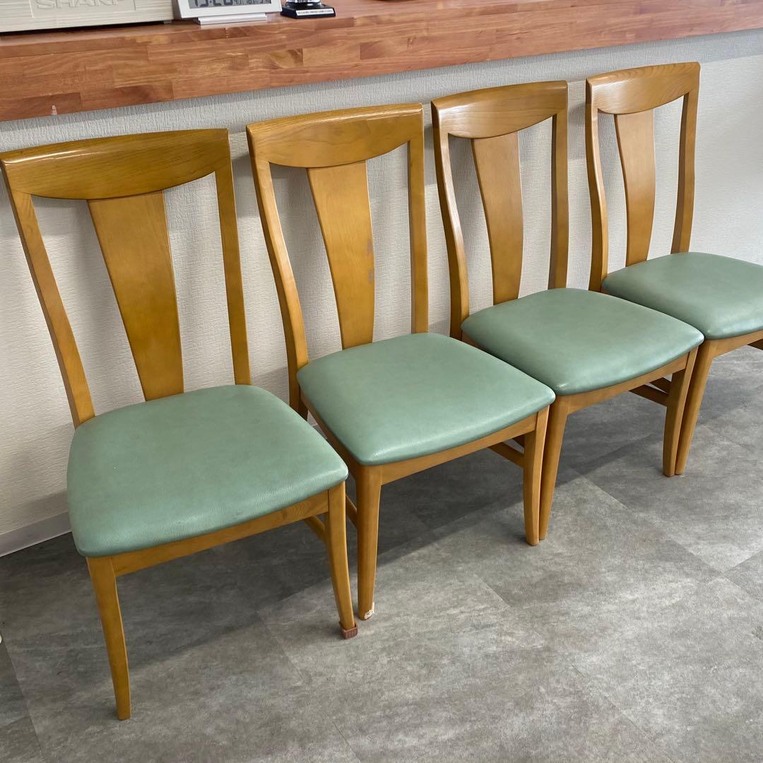 引取限定 札幌 karimoku カリモク ダイニングチェア 4脚セット D31