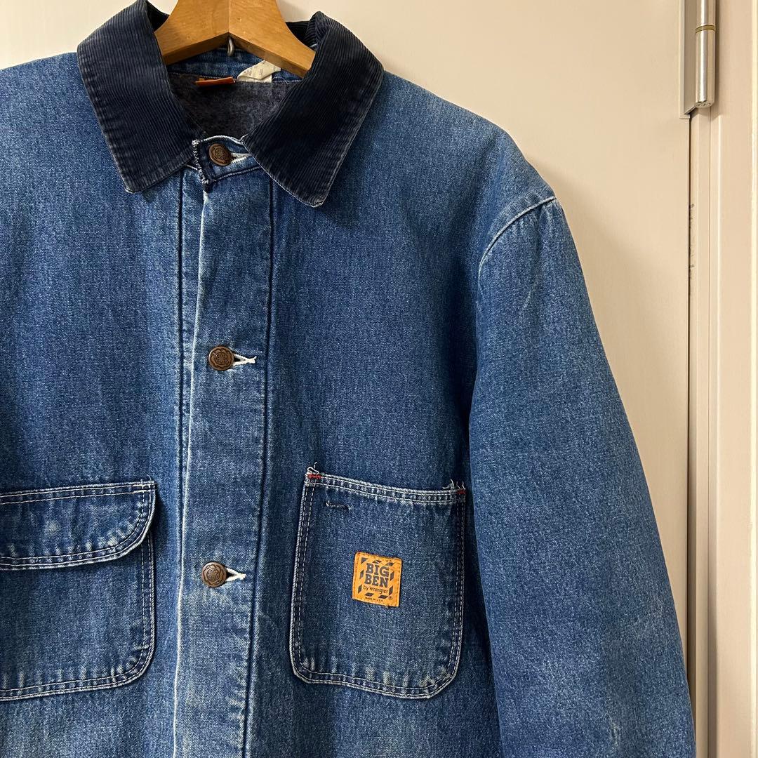 70s-80s BIG BEN デニムカバーオール 裏地ブランケット USA製