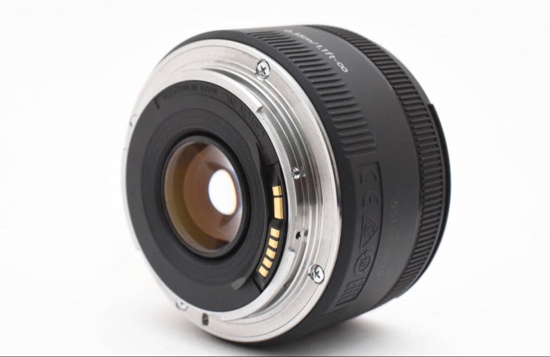 Canon 単焦点レンズ EF50mm F1.8 STM フード付き