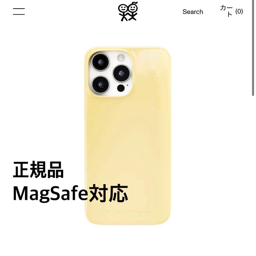 urban sophistication iPhone15Pro ケースイエロー