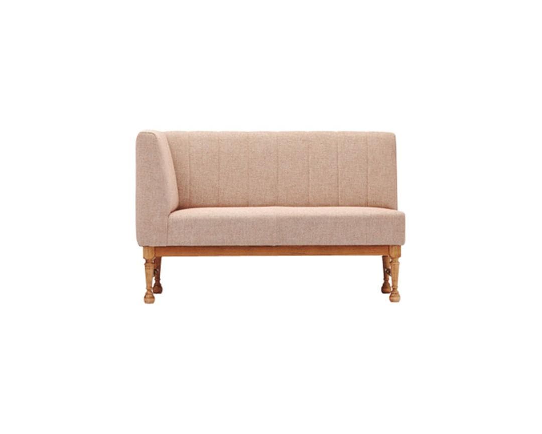 モデル展示未使用品 片肘ソファ ロクロ脚 CELINE 2人掛けソファ カロレ