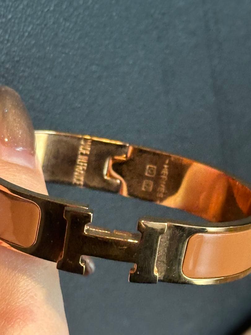 エルメスゴールド H型バングル