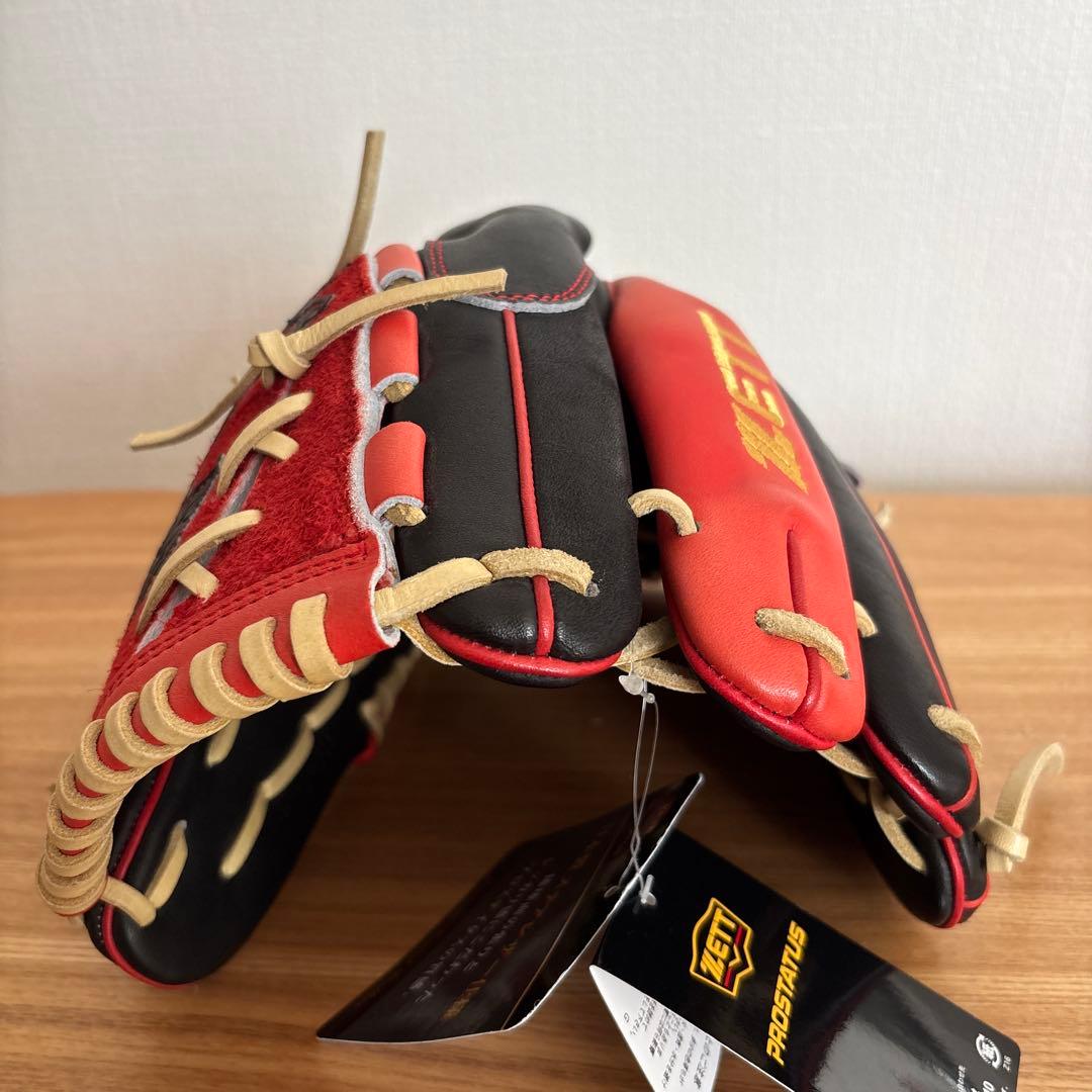 ゼット　軟式　グラブ 投手　グローブ プロステイタスSCE BRGB32501