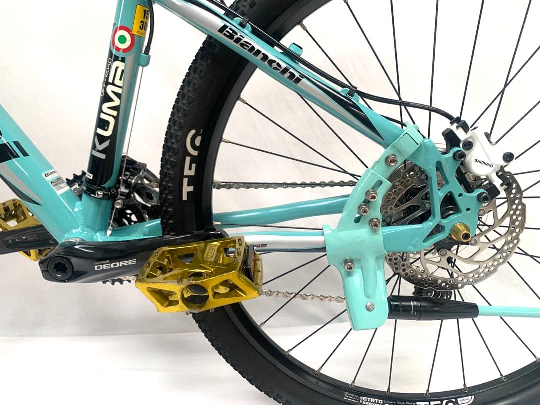 【即乘】送料無料 Bianchi 油圧式ディスクブレー MTB KUMA 30速