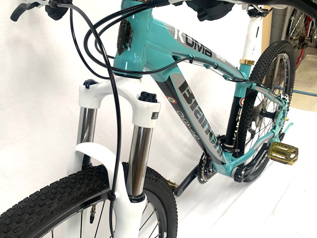 【即乘】送料無料 Bianchi 油圧式ディスクブレー MTB KUMA 30速