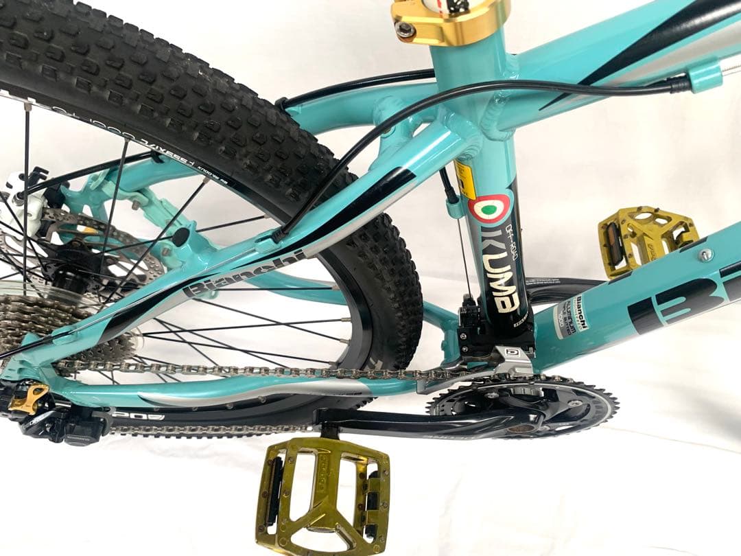 【即乘】送料無料 Bianchi 油圧式ディスクブレー MTB KUMA 30速