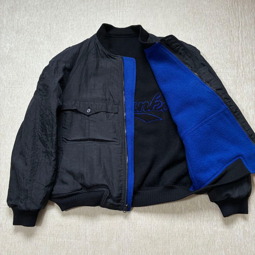 Mr.JUNKO　スタジャン　リバーシブル　ボンバージャケット　L　希少モデル