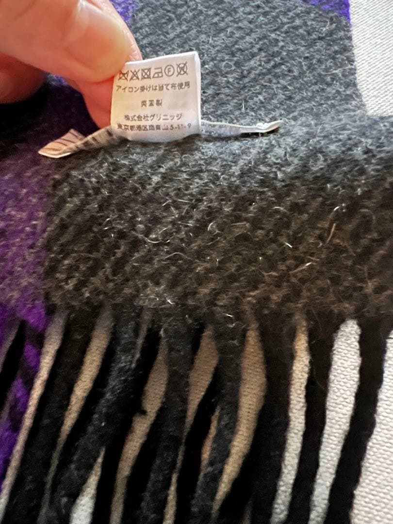 【国内正規品】ジョシュアエリス　ユナイテッドアローズ　カシミア　中大判ストール