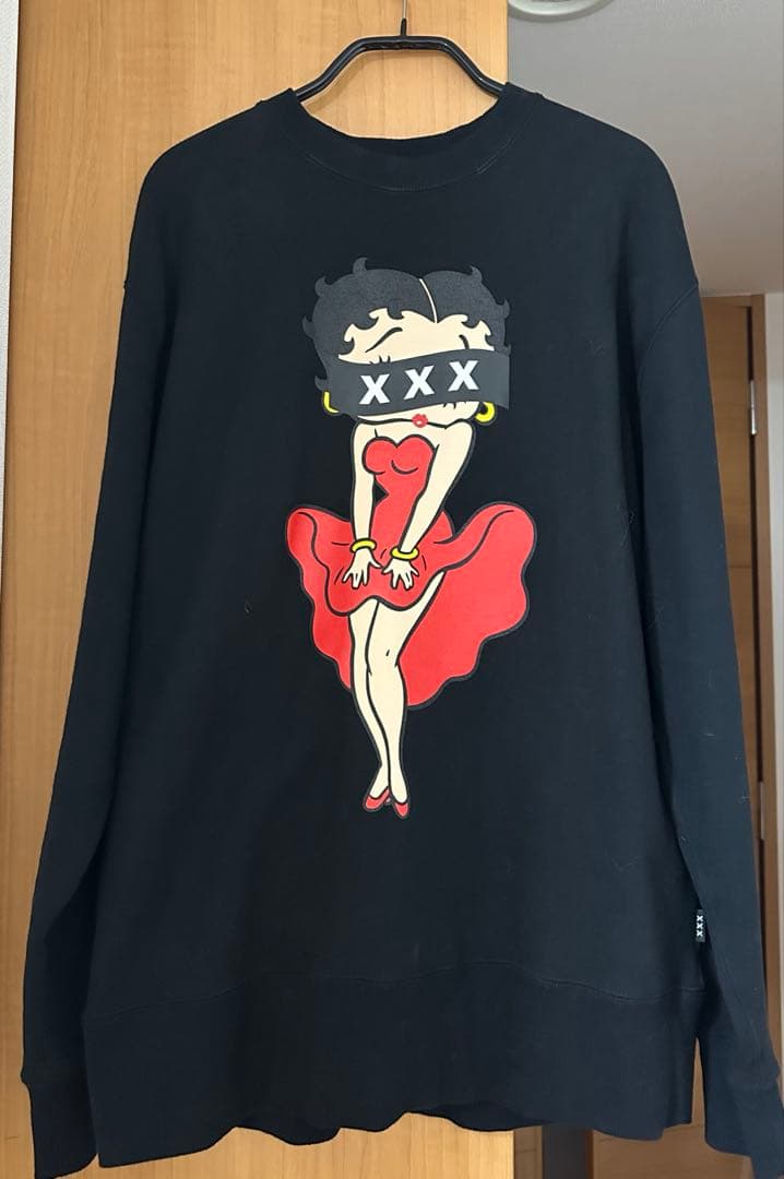 GOD SELECTION XXX ベティ・ブープ スウェット
