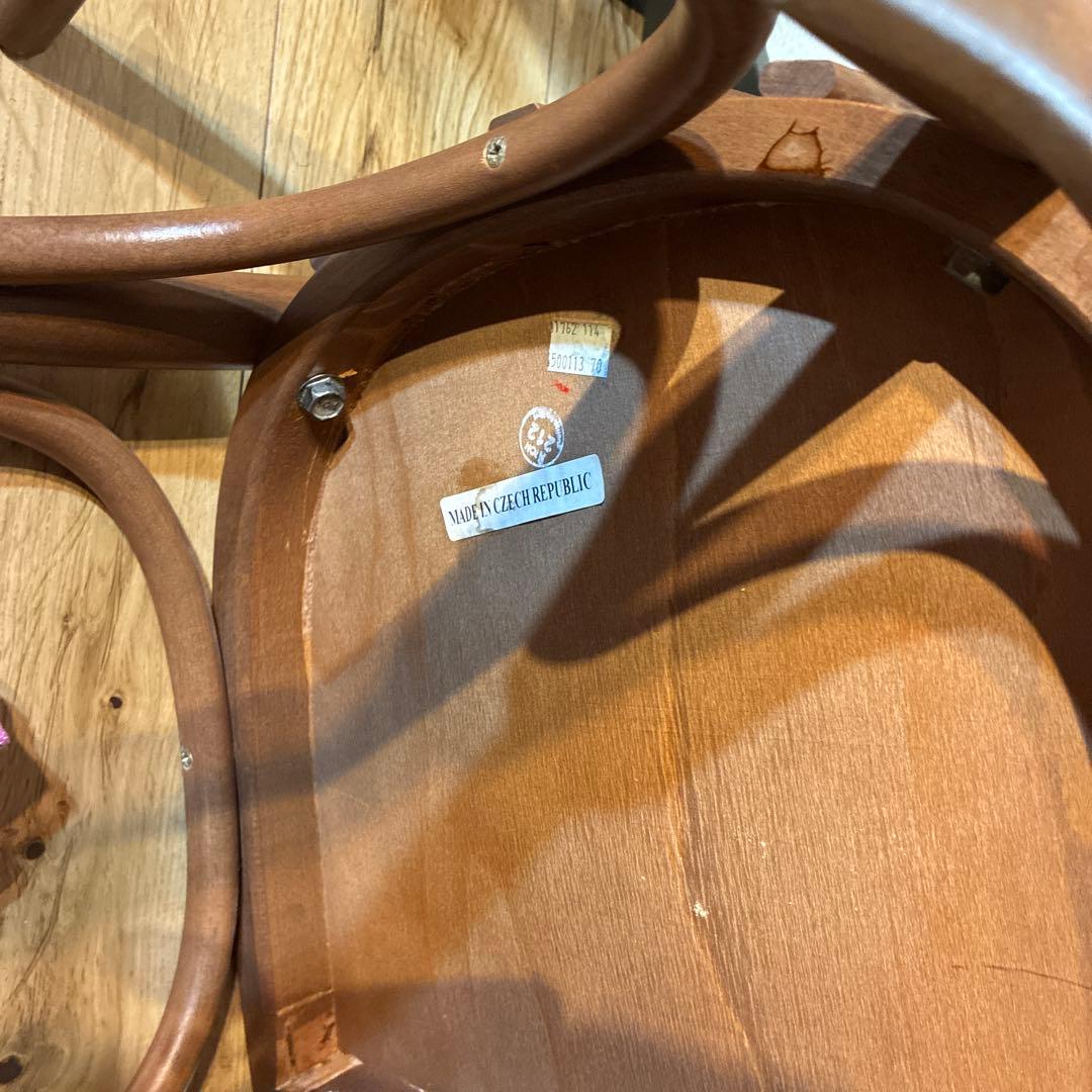 最終金額　TON ベントウッドチェア 2脚セット チェコ製 現地渡し