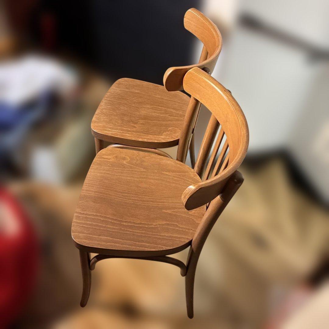 最終金額　TON ベントウッドチェア 2脚セット チェコ製 現地渡し