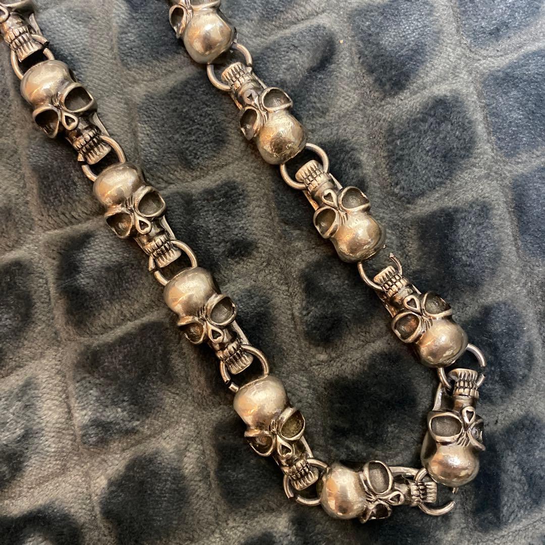 ウォレットチェーンスカルドクロ