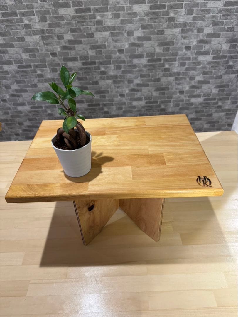 Hioki テーブル 木製 折りたたみ式 キャンプ アウトドア 作業台