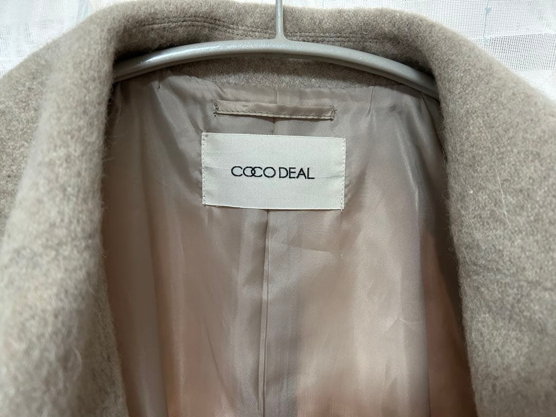 COCO DEAL オーバーサイズ ダブルブレストコート