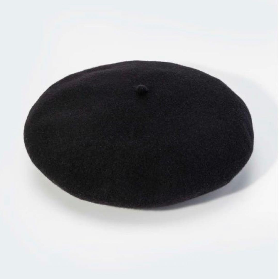 MAISON MARGIELA ブラック ベレー帽 マルジェラ