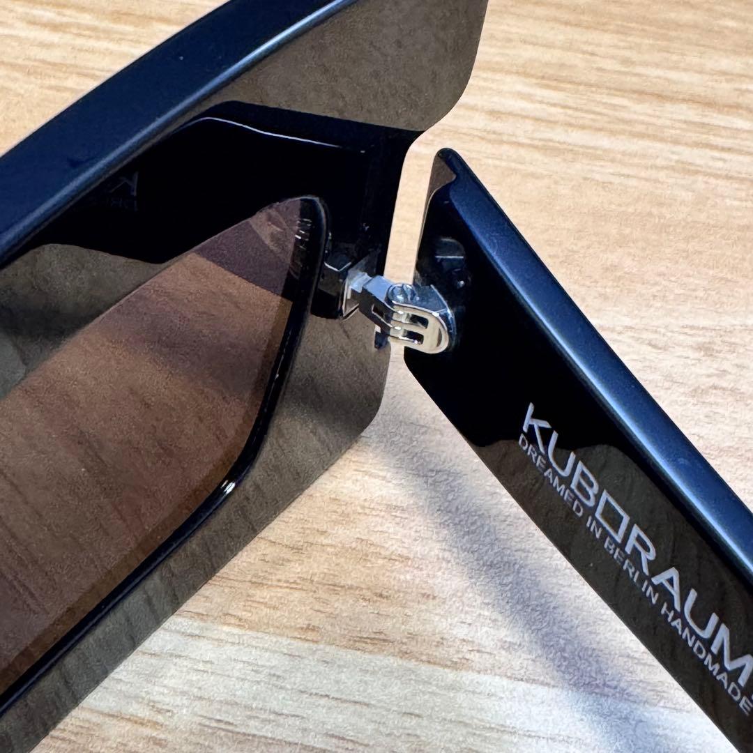 【極美品】Kuboraum クボラム R2 サングラス 黒 ブラック