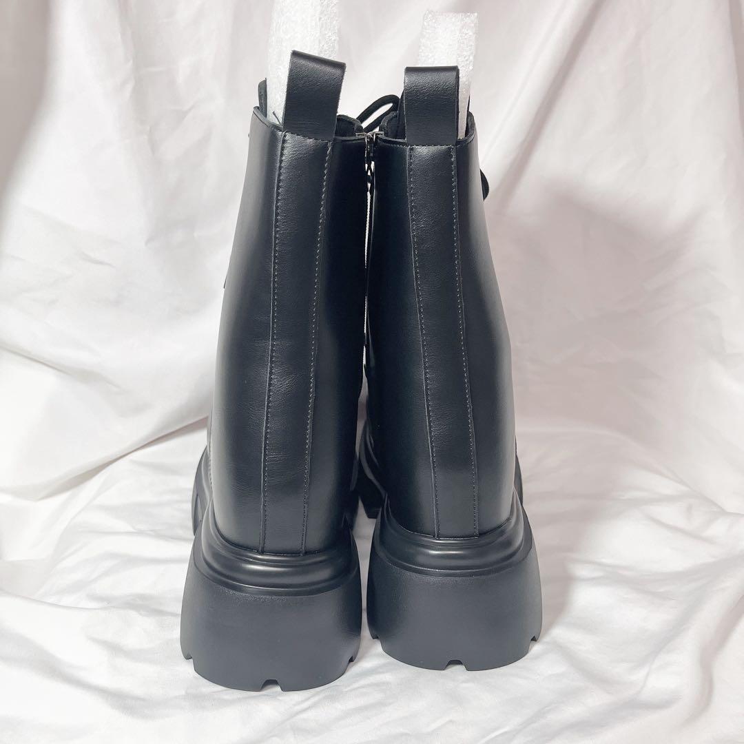 厚底ブーツ　シークレットシューズ　＋16.5cm