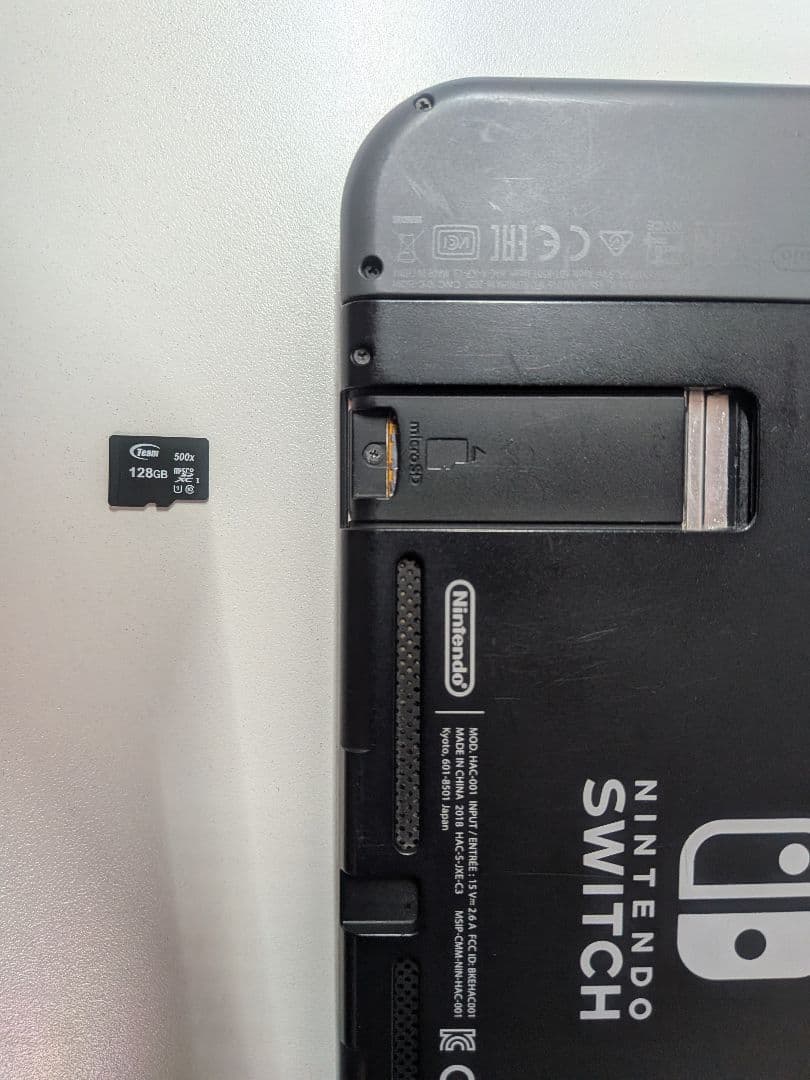 Switch本体 動作品 7年使用 128GBmicroSDカードセット