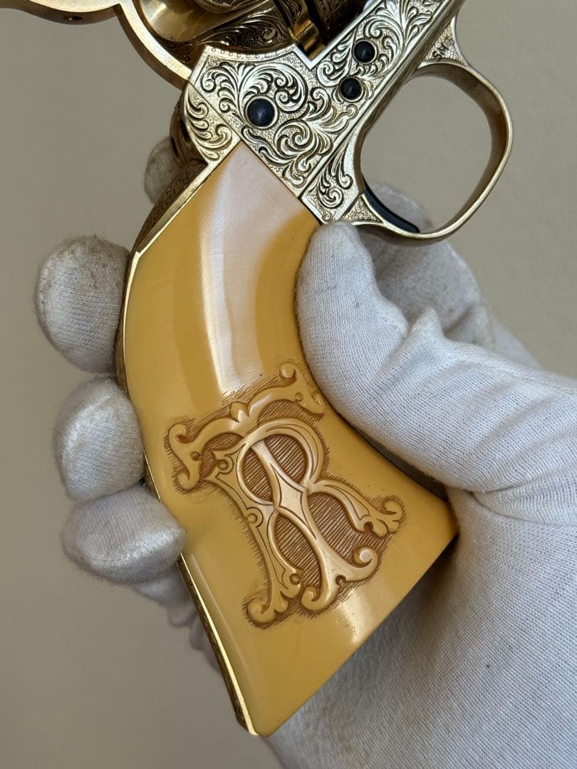 専用額縁付 マルシン コルト SAA ルーズベルト SMG 金属 モデルガン