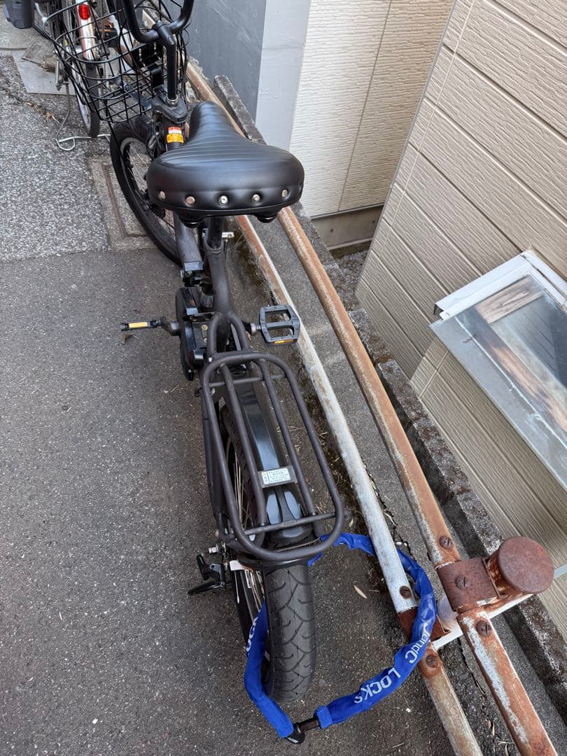 電動アシスト自転車 ブラック 前カゴ付き