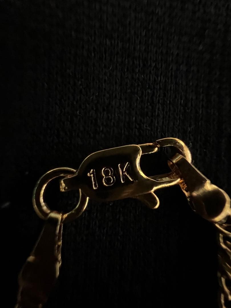 18k刻印ネックレス