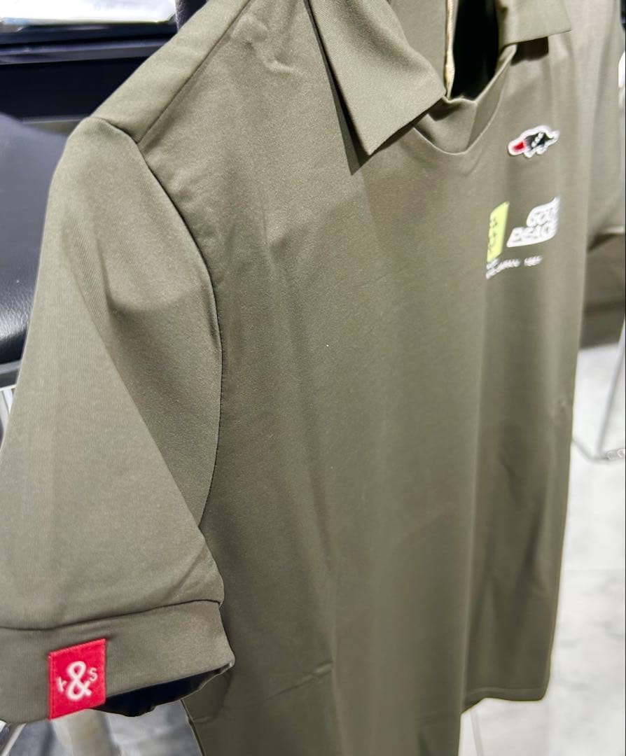 値下げ‼︎新品‼︎ラフ&スウェルGOLF オリーブポロシャツ M 定価15400円