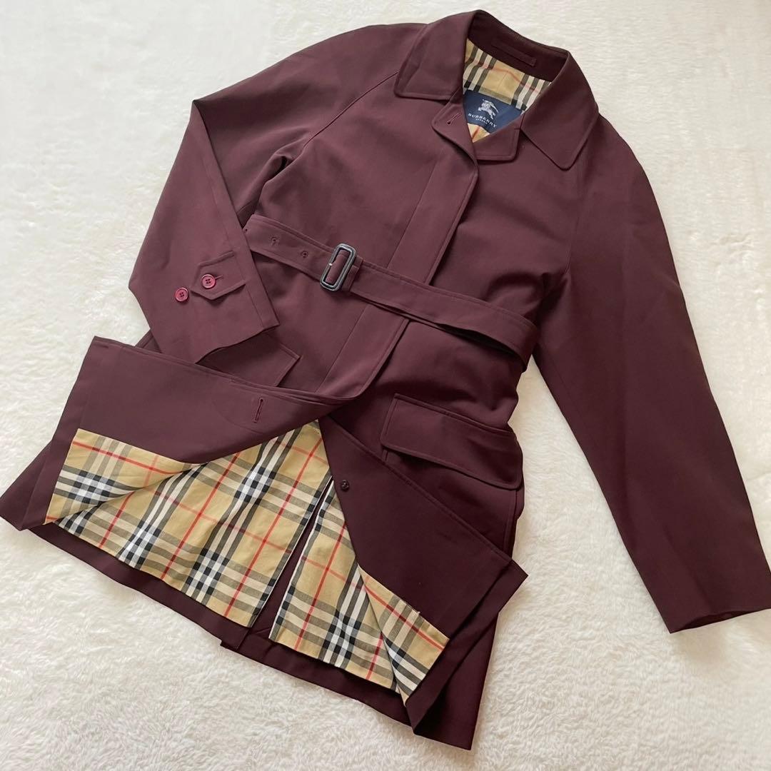 完全未使用級 バーバリー ロンドン ノバチェック トレンチコート 参考価格15万