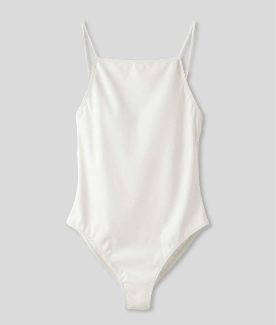 バック オープン ボディスーツ KINO THE KEI 白