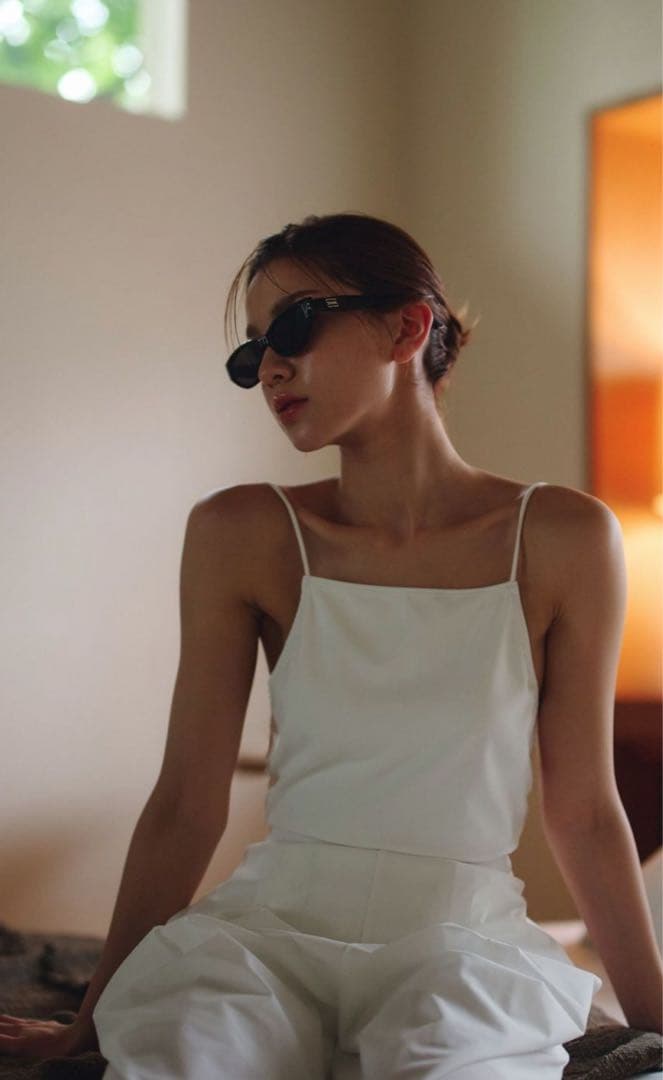 バック オープン ボディスーツ KINO THE KEI 白