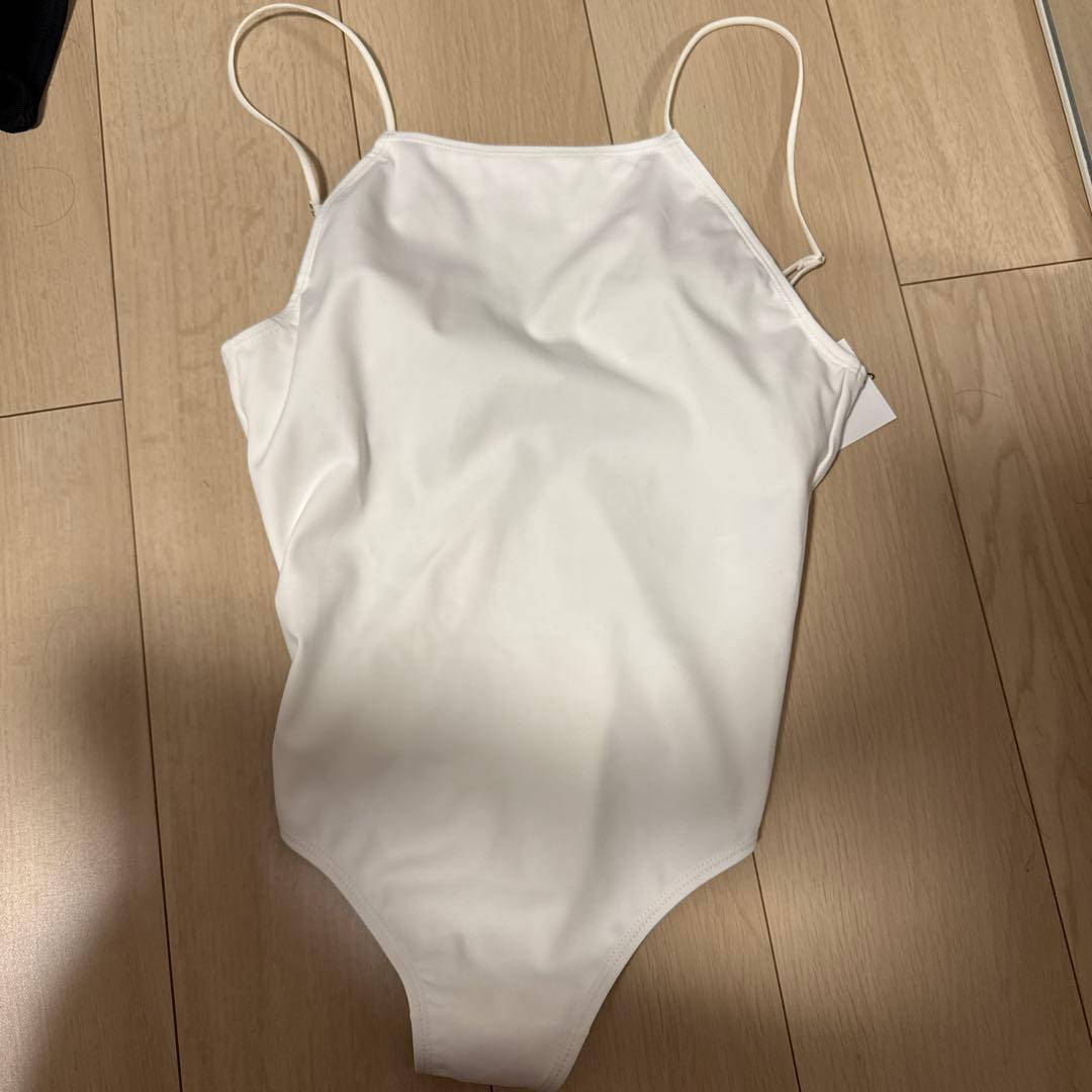 バック オープン ボディスーツ KINO THE KEI 白