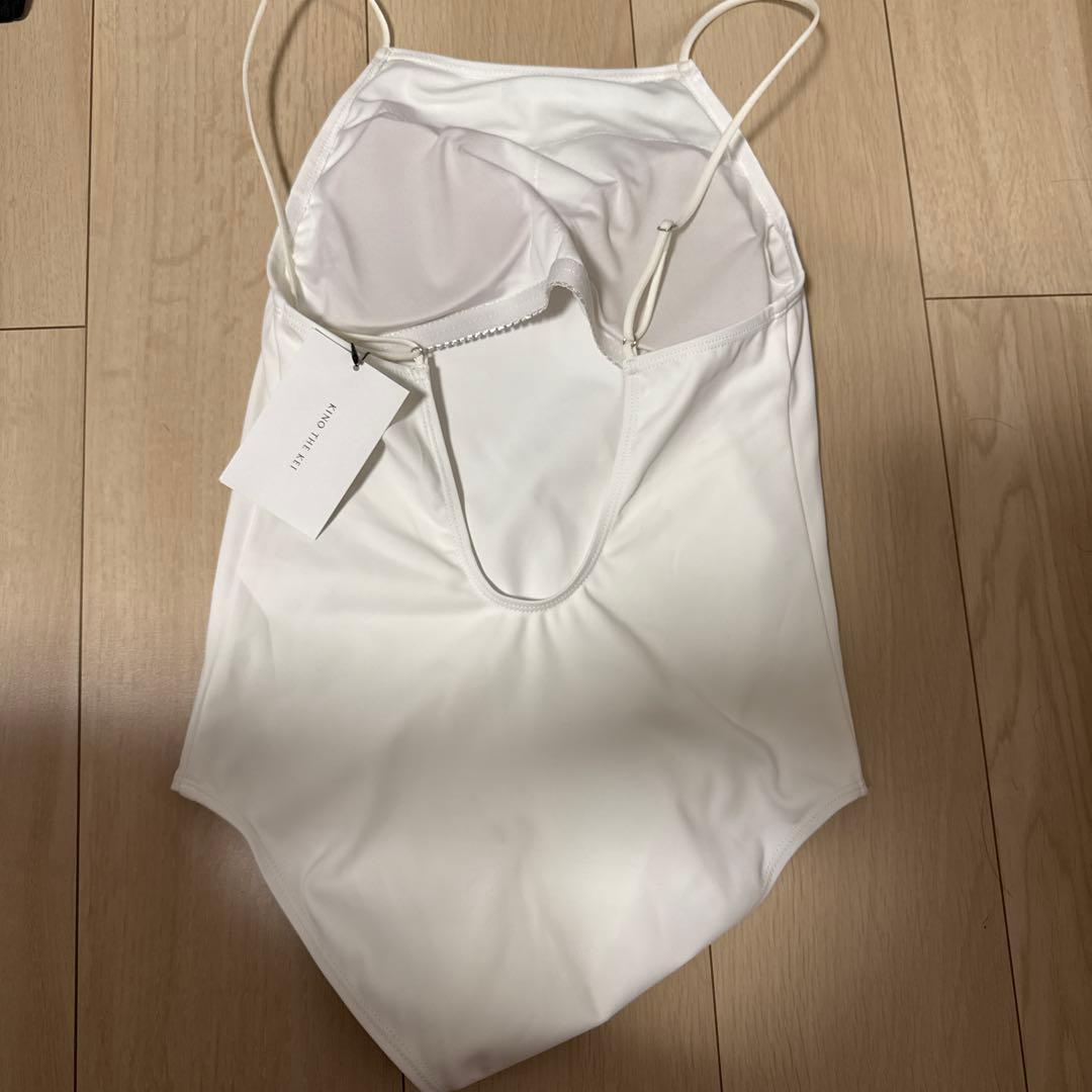 バック オープン ボディスーツ KINO THE KEI 白