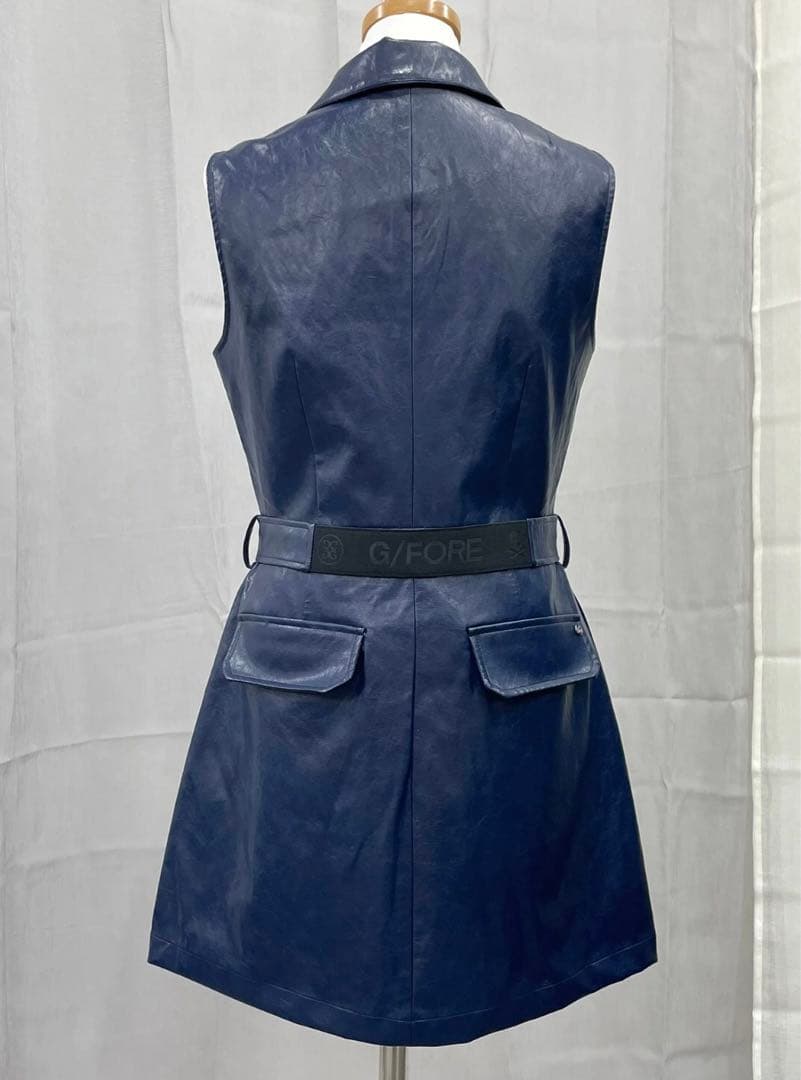 新品未使用 ゴルフ ジーフォア レディース レザー ワンピース Mサイズ