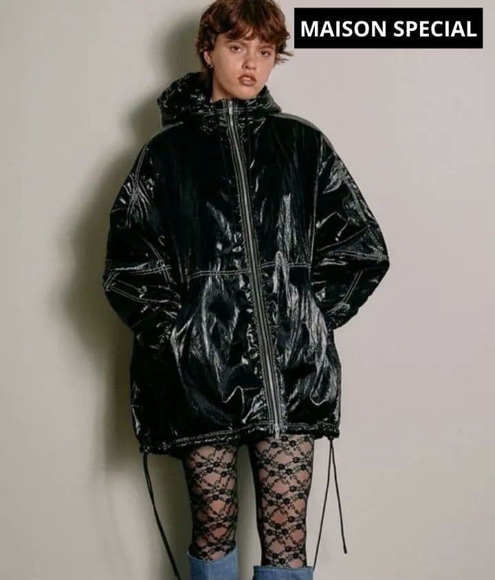 MAISON SPECIAL メゾンスペシャル エナメルパッファー ブルゾン