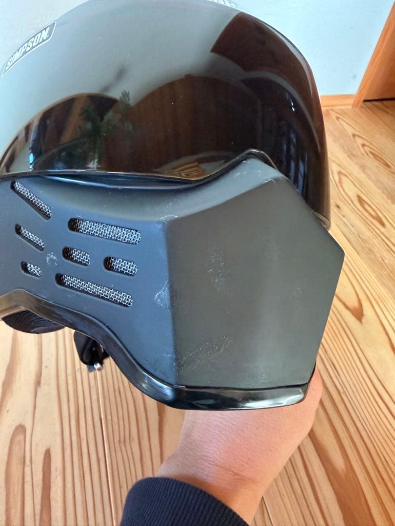 ＊説明文よく読んでさい　シンプソン　M10 サイズXXL つや消しブラック