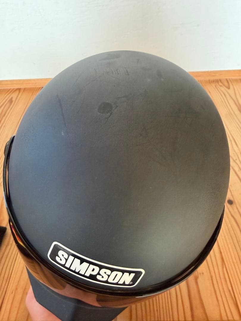 ＊説明文よく読んでさい　シンプソン　M10 サイズXXL つや消しブラック