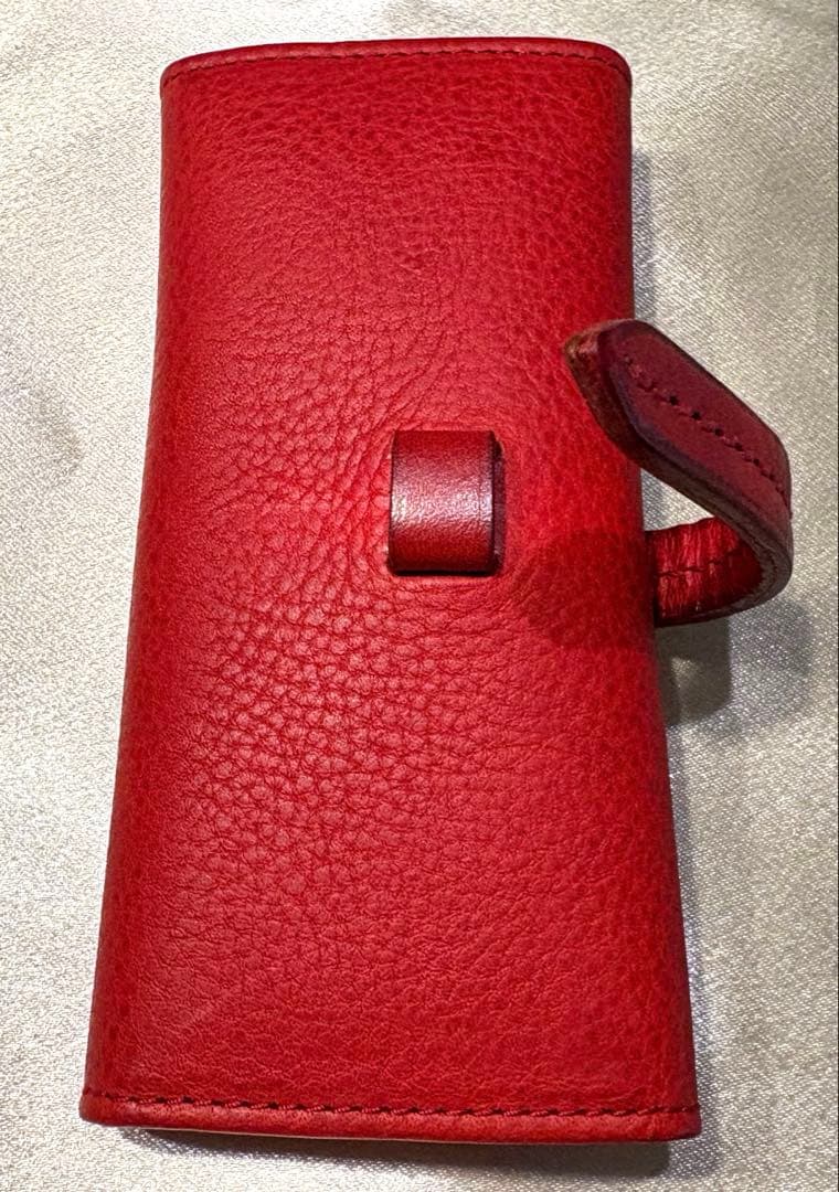 新品未使用ゲンテン genten キーケース　赤 レッド