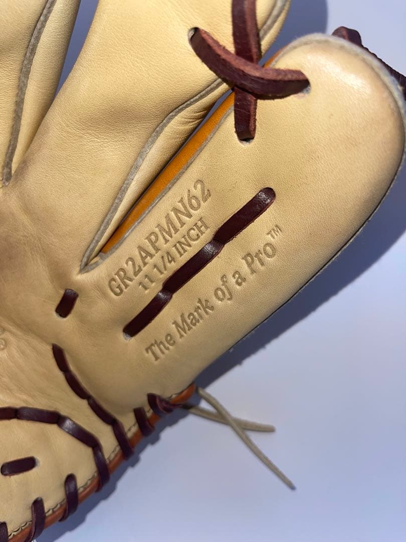 ローリングス　内野　キャメル　リッチタン　内野　軟式　型付け済み