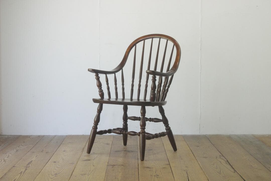 在庫3脚 柏木工 ウィンザーチェア ダイニング 椅子 アーム ビーチ材 レトロ