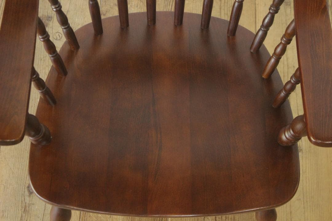 在庫3脚 柏木工 ウィンザーチェア ダイニング 椅子 アーム ビーチ材 レトロ