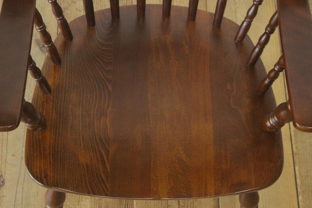 在庫3脚 柏木工 ウィンザーチェア ダイニング 椅子 アーム ビーチ材 レトロ