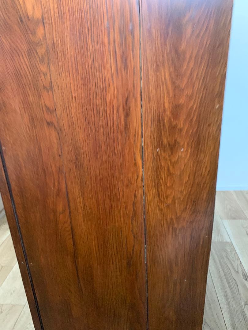 イギリスアンティーク　オーク材 4段チェスト