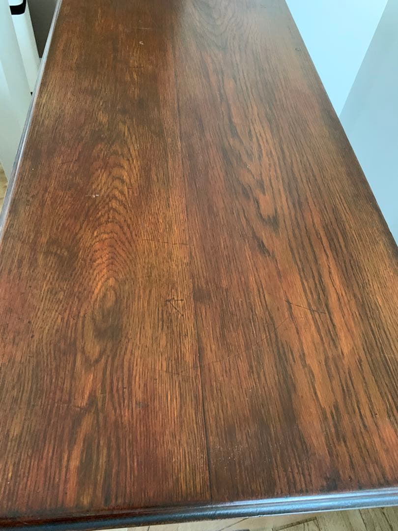 イギリスアンティーク　オーク材 4段チェスト