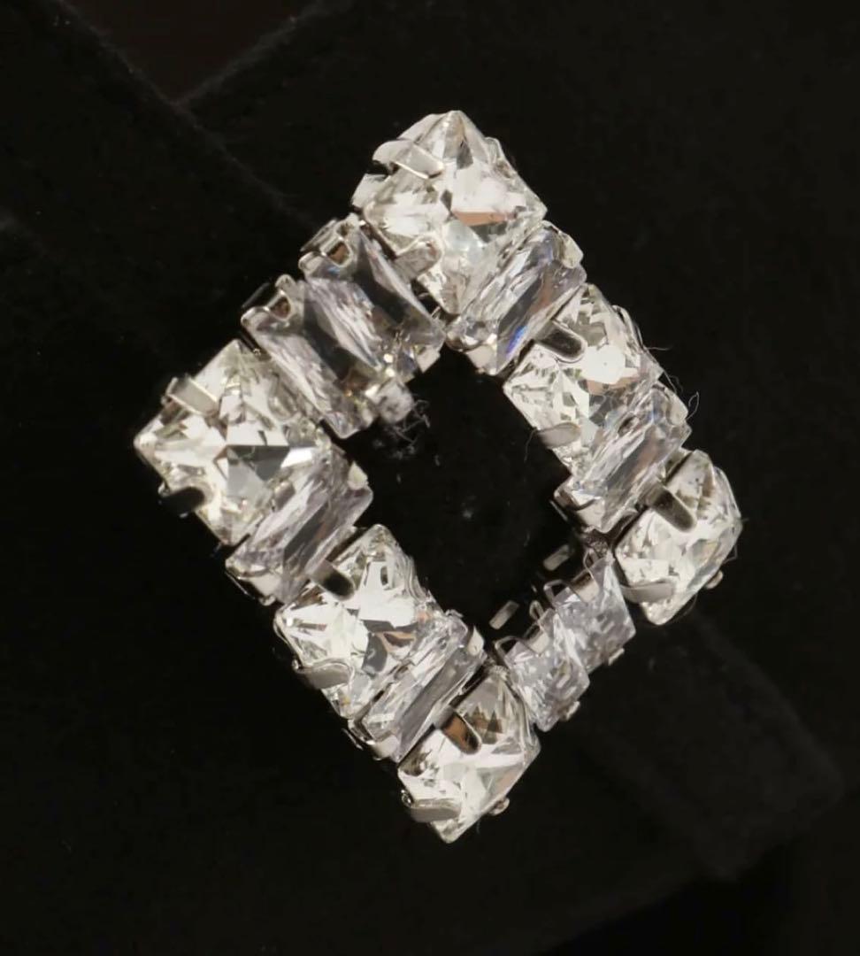 LE TALON スクエアビジューベルトメリージェーン