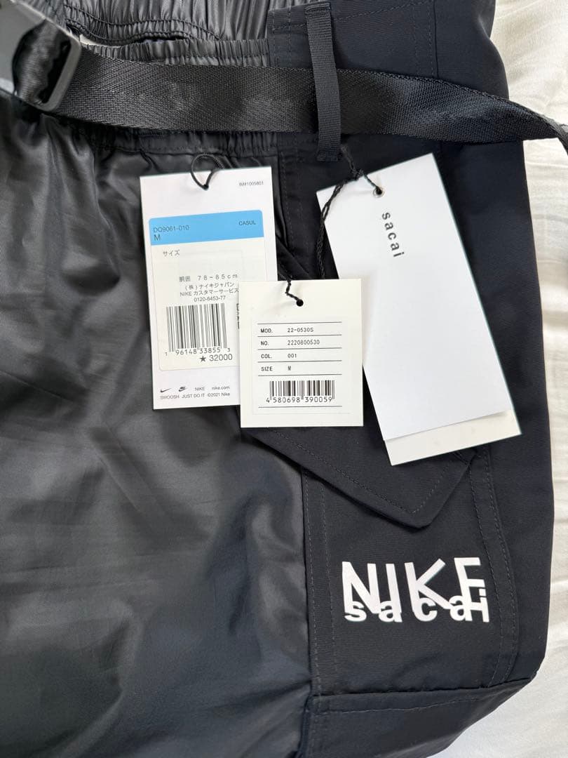 sacai×nike Mサイズ　ナイロンカーゴ　22aw